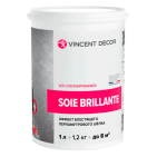 Эффекты блестящего перламутрового шелка, "жатого" шёлка Vincent Decor Soie Brilliante для внутренних работ (Vincent Decor)