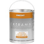 Акрилатная полуматовая краска Vincent Extramat для потолков и стен (Vincent) База A
